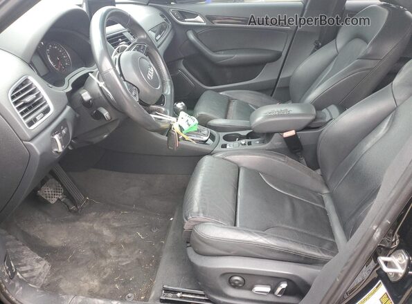 WA1JCCFS9JR027713 2018 AUDI Q3 Черный Вид салона спереди