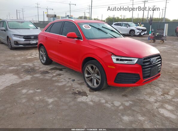 WA1JCCFSXJR012296 2018 AUDI Q3 Red წინა მარჯვენა