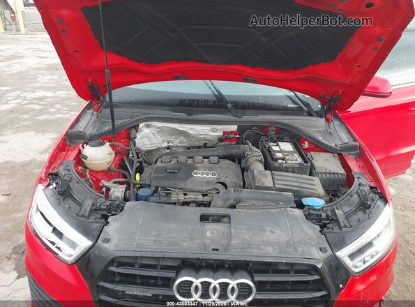 WA1JCCFSXJR012296 2018 AUDI Q3 Red უკანა ხედი