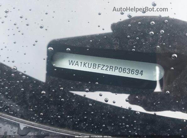 WA1KUBFZ2RP063694 2024 AUDI Q4 Черный 