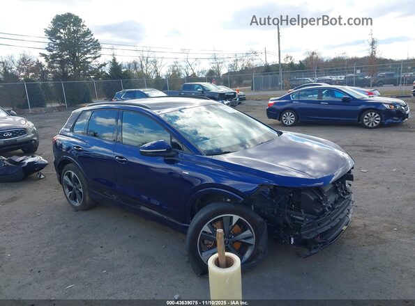 WA1L2BFZ2PP073147 2023 AUDI Q4 Синий Передняя правая четверть