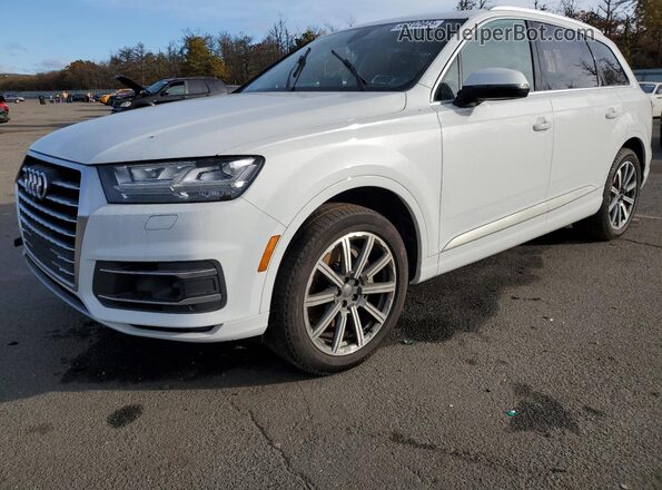 WA1LAAF76HD055944 2017 AUDI Q7 White Առջևի ձախ երեք քառորդ տեսարան