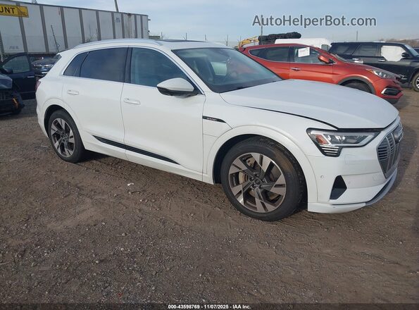 WA1LAAGE6MB022462 2021 AUDI E-TRON White Առջևի աջ