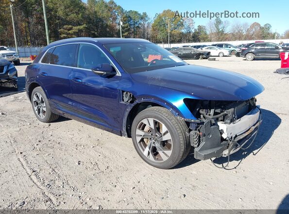WA1LAAGE7NB013853 2022 AUDI E-TRON Navy Передня права чверть
