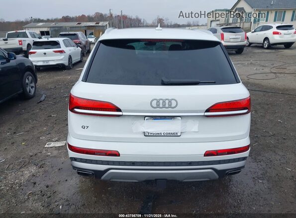 WA1LCBF7XSD001327 2025 AUDI Q7 Белый 