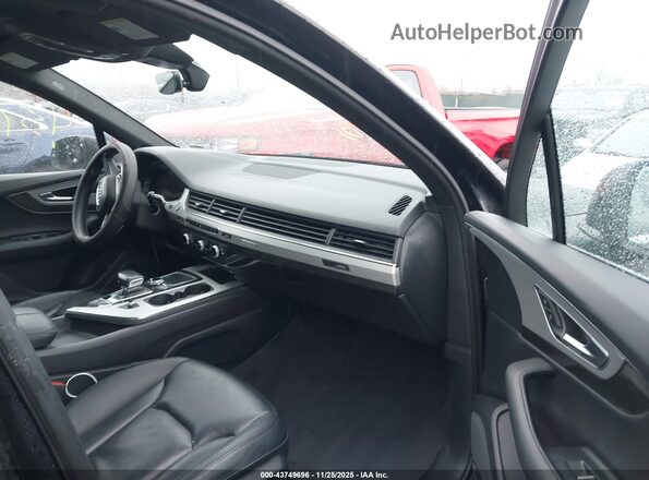 WA1LHAF78KD019014 2019 AUDI Q7 Black Widok wnętrza z przodu