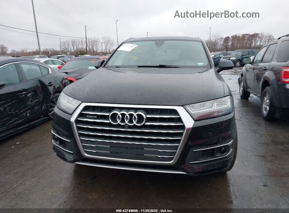 WA1LHAF78KD019014 2019 AUDI Q7 Black Widok zestawu wskaźników