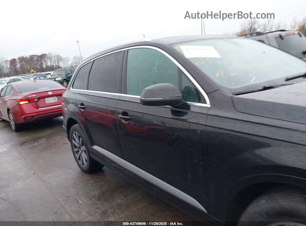 WA1LHAF78KD019014 2019 AUDI Q7 Black Widok wnętrza z tyłu