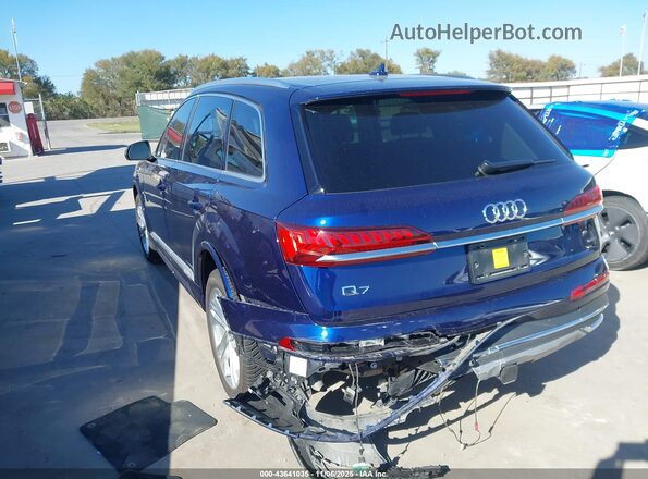 WA1LXAF76LD001454 2020 AUDI Q7 Синий Задняя левая четверть