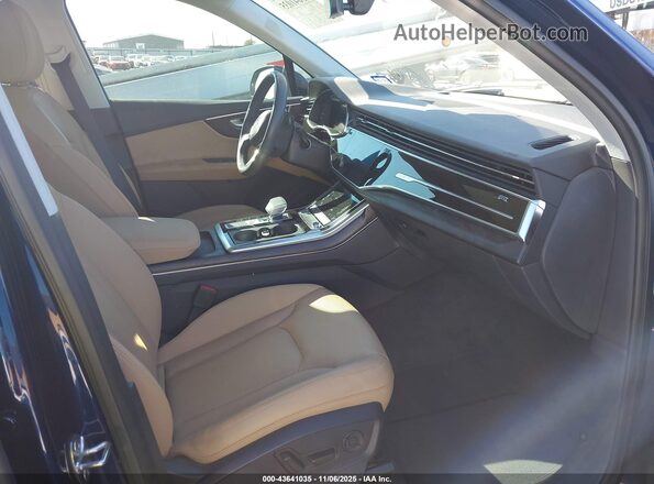 WA1LXAF76LD001454 2020 AUDI Q7 Синий Вид салона спереди