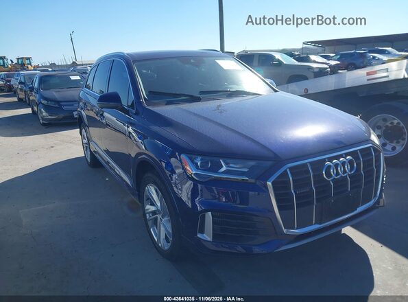 WA1LXAF76LD001454 2020 AUDI Q7 Синий Передняя правая четверть