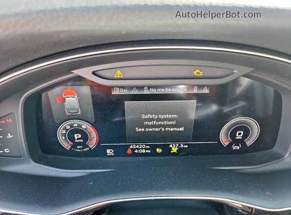 WA1LXBF74PD018121 2023 AUDI Q7 Черный Вид щитка приборов