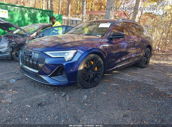 WA1VABGE0PB014831 2023 AUDI E-TRON Синий Передняя левая четверть