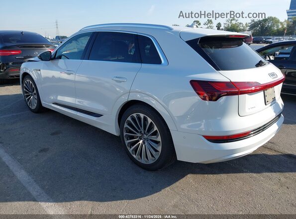 WA1VABGE3KB018994 2019 AUDI E-TRON Белый Задняя левая четверть