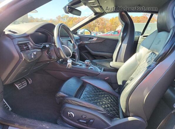 WAU24GF58JN001908 2018 AUDI S5 Gray Front interior view