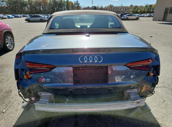 WAU24GF58JN001908 2018 AUDI S5 Gray Rear view