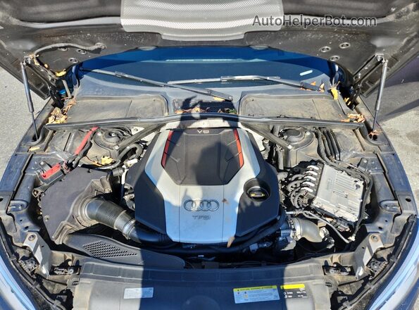 WAU24GF58JN001908 2018 AUDI S5 Gray Rear interior view