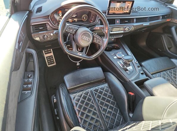 WAU24GF58JN001908 2018 AUDI S5 Gray Dashboard view