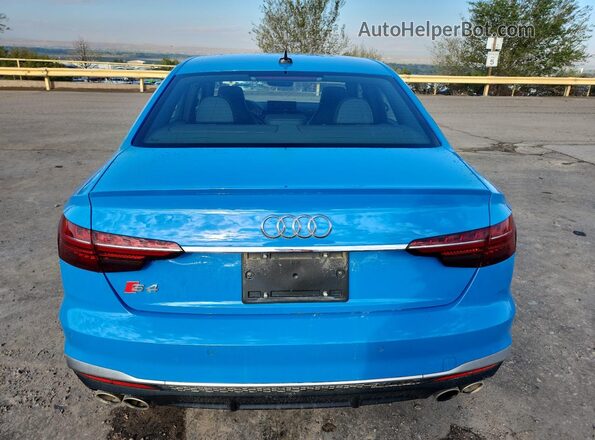 WAUA4AF43MA086894 2021 AUDI S4 Синий Вид сзади
