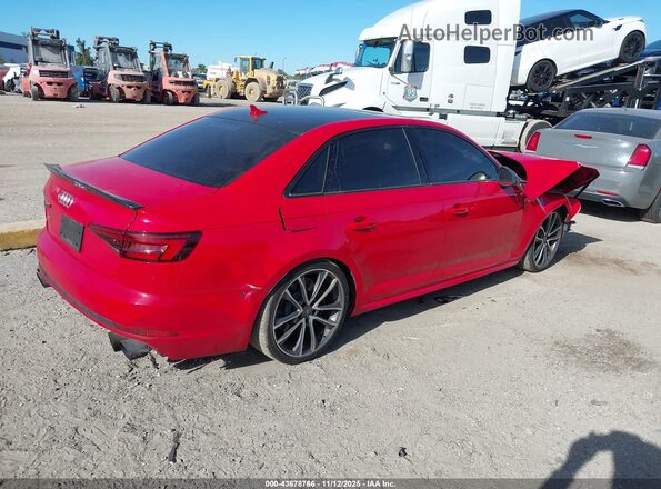 WAUB4AF42JA101871 2018 AUDI S4 Красный Задняя правая четверть