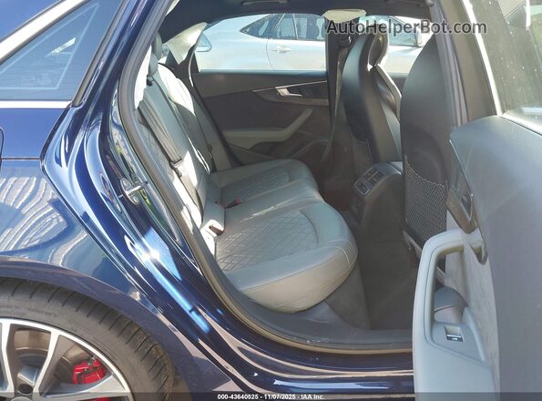 WAUB4AF43JA096793 2018 AUDI S4 Dark Blue Вид наклейки с VIN-кодом