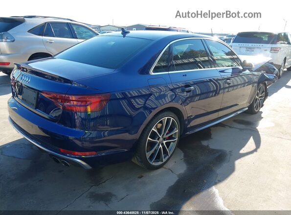 WAUB4AF43JA096793 2018 AUDI S4 Dark Blue Задняя правая четверть