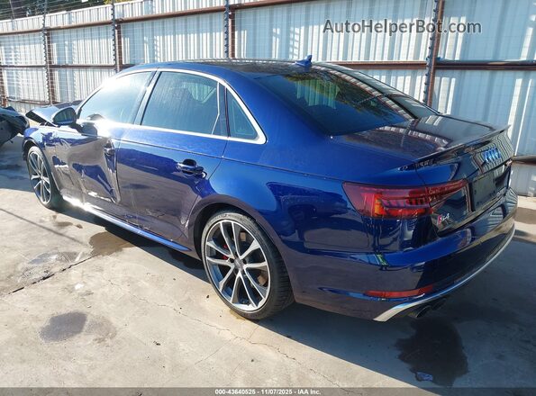 WAUB4AF43JA096793 2018 AUDI S4 Dark Blue Задняя левая четверть