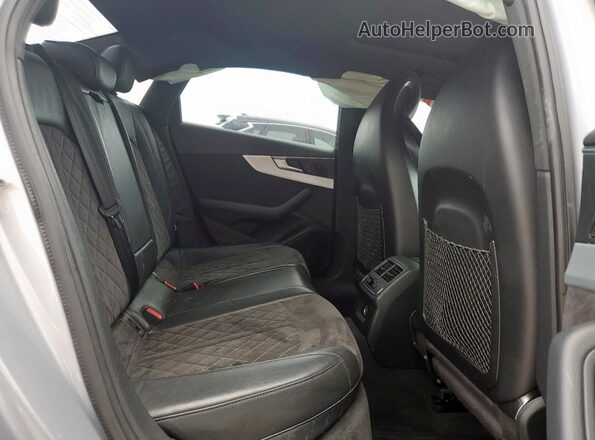WAUB4AF43JA128884 2018 AUDI S4 Серебряный Вид задних сидений