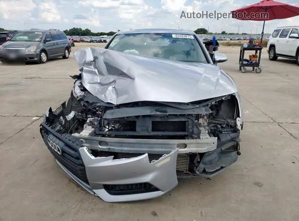 WAUB4AF43JA128884 2018 AUDI S4 Серебряный Вид спереди