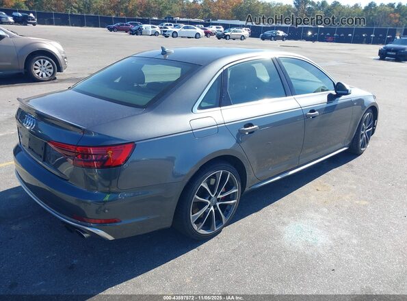 WAUB4AF46JA003880 2018 AUDI S4 Серый Задняя правая четверть