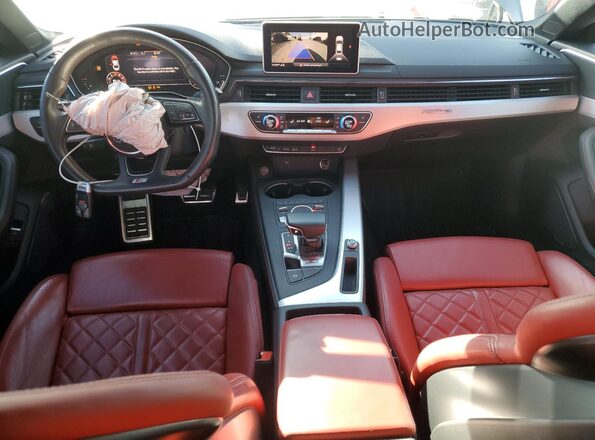 WAUB4CF52JA046536 2018 AUDI S5 Gray Առջևի վահանակի տեսք