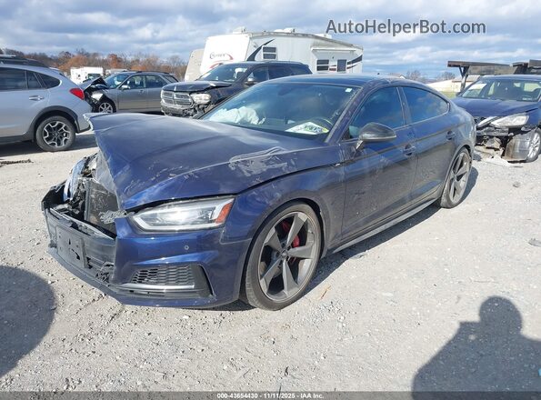 WAUB4CF54KA001213 2019 AUDI S5 Синий Передняя левая четверть