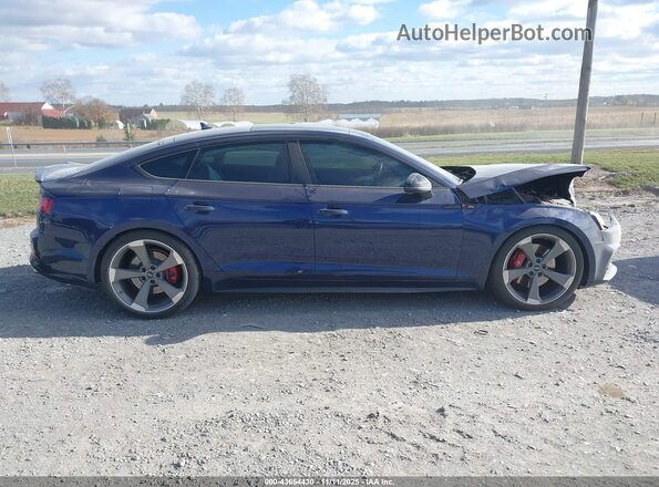 WAUB4CF54KA001213 2019 AUDI S5 Синий Вид задней части салона