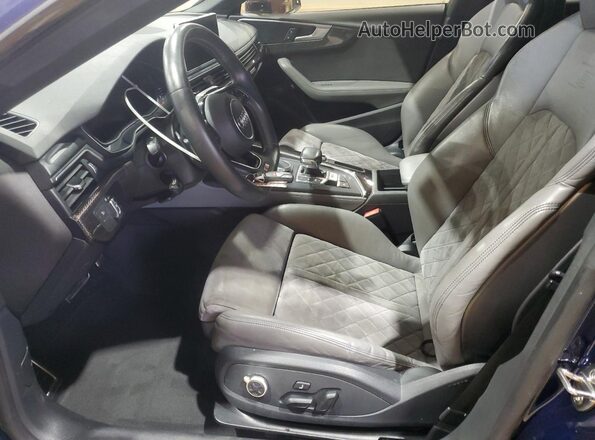 WAUB4CF5XKA080337 2019 AUDI S5 Синий Вид салона спереди