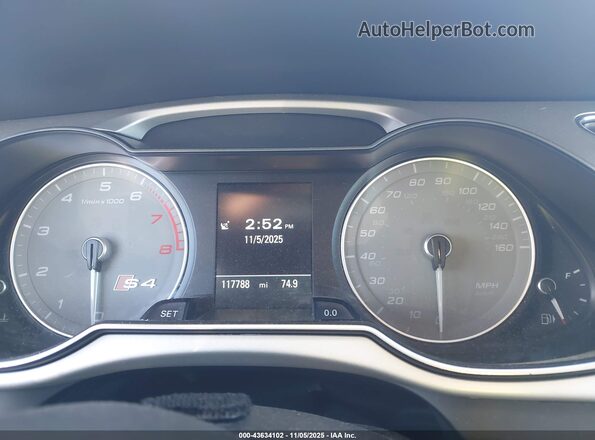 WAUBGAFL1GA003258 2016 AUDI S4 Черный Вид задних сидений