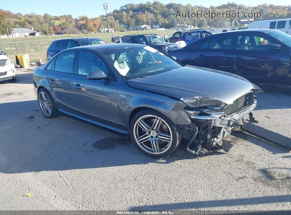 WAUBGAFL1GA003258 2016 AUDI S4 Черный Передняя правая четверть