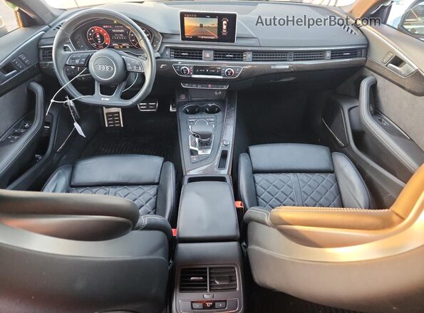 WAUC4AF43JA002593 2018 AUDI S4 Белый Вид панели приборов