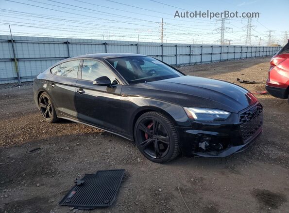 WAUC4CF55RA099358 2024 AUDI S5 Черный Передняя правая четверть