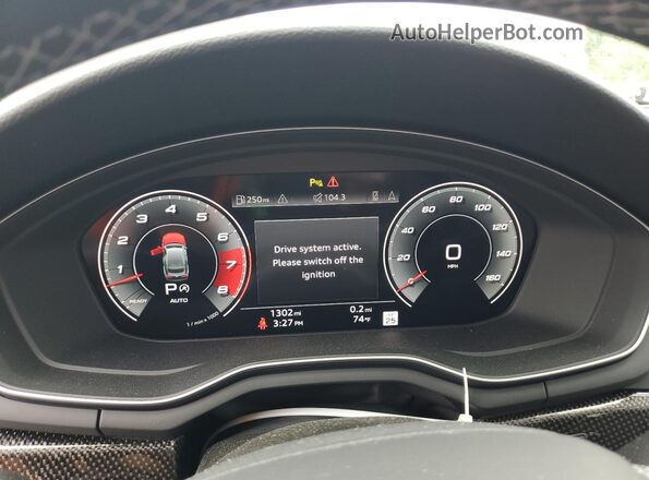 WAUC4CF57RA116015 2024 AUDI S5 Черный Вид щитка приборов