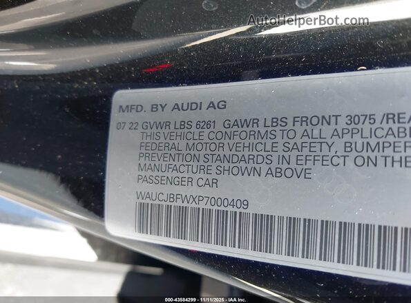 WAUCJBFWXP7000409 2023 AUDI E-TRON Черный Вид подкапотного пространства