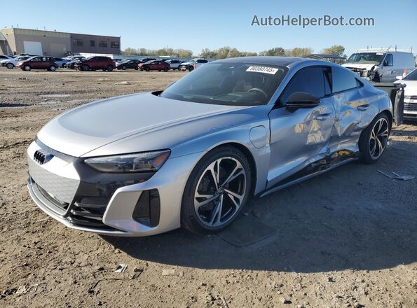 WAUCJBFWXP7008137 2023 AUDI E-TRON Серебряный Передняя левая четверть