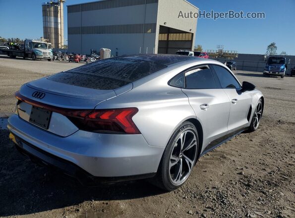 WAUCJBFWXP7008137 2023 AUDI E-TRON Серебряный Задняя правая четверть