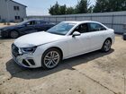 2020 Audi A4 Premium White vin: WAUDNAF44LA041746