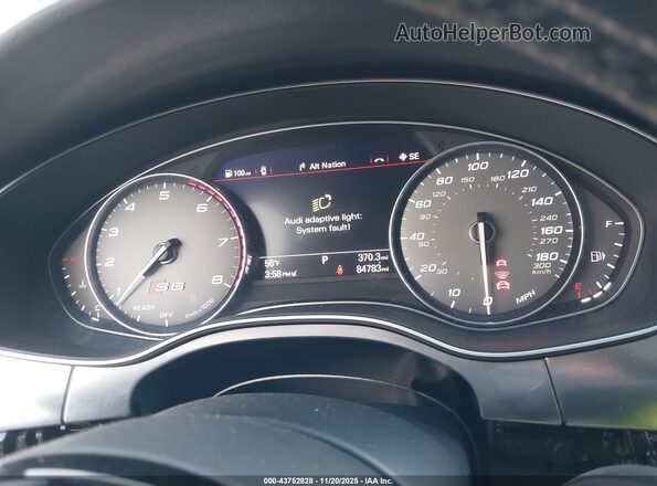 WAUFFAFC3HN055473 2017 AUDI S6 Белый Вид задних сидений