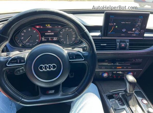 WAUFFAFC6JN000859 2018 AUDI S6 Черный Вид панели приборов