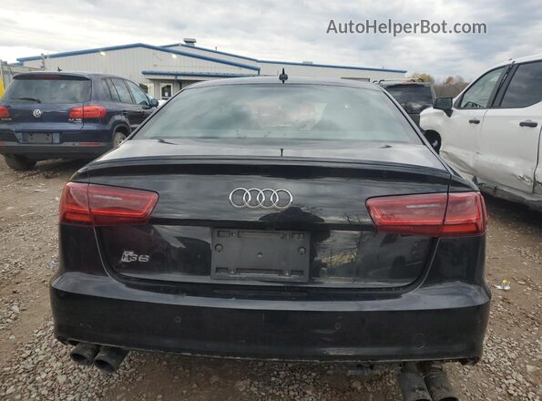 WAUH2AFC0GN082181 2016 AUDI S6 Black Widok z tyłu