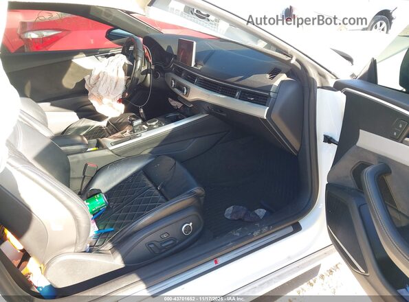 WAUR4AF52KA017204 2019 AUDI S5 Белый Вид салона спереди