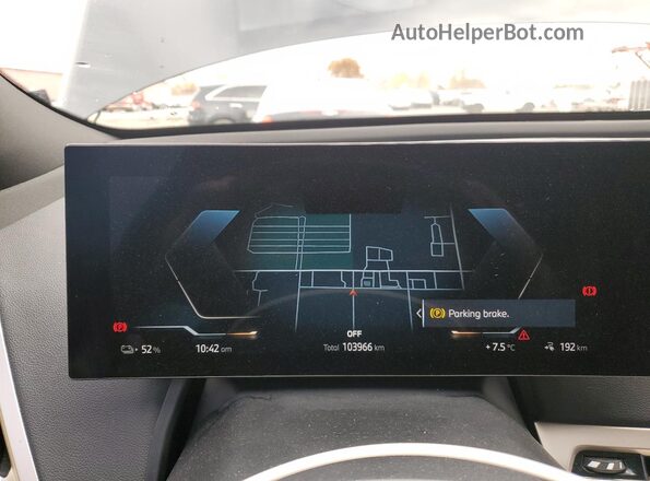 WB513CF06PCK76448 2023 BMW IX Black Vista del cuadro de instrumentos