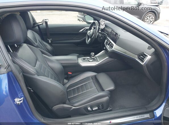 WBA13AR0XMCF60309 2021 BMW M4 Синий Вид салона спереди
