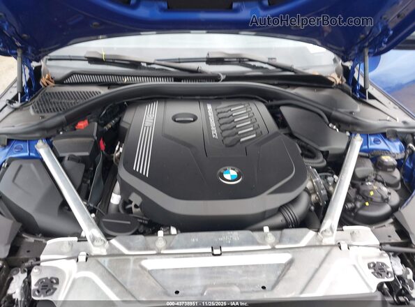 WBA13AR0XMCF60309 2021 BMW M4 Синий Вид сзади